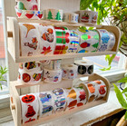 Retro Holiday Stickers Off The Roll  Easter  Christmas  Halloween   You Choose 