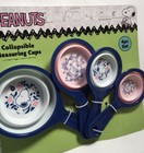 Peanuts Snoopy      Flowers Spring Set 4 Collapsible Measuring Cups Nip