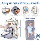 Baby Diaper Bag Backpack - Large Baby Bag Waterproof Diaper Backpack- Travel Bag