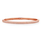 White Moissanite 7 Inch  Bangle Bracelet For Women 1 30 Cttw With Secure Locking