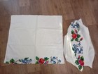 Embroidered Vintage Ukrainian Linen Pillowcases  73 80 Centimeters 