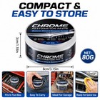 Chrome Restoration Paste Metal Polish Cream Remove Rust Tarnish Restore Shine