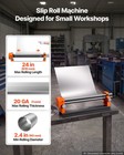 Vevor Slip Roll Machine 24 In Max Forming Width 21 Gauge Slip Roller Bender