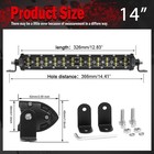 For Kawasaki Brute Force 650 750 Utv 12  14  Led Light Bar Spot Driving Offroad