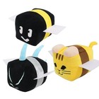 20cm Cute Bee Plush Toy Soft Stuffed Animal Doll Kids Birthday Gift