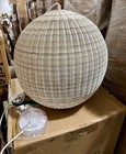 Serena   Lily Pacifica Outdoor Large Round Pendant  26    Diam -driftwood White