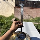 Stunning Vintage Silver Plated Punch Bowl Set Includes 12 Cups And Serving Ladle