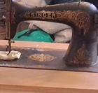 Singer Antique Treadle Sewing Machine With Ornate Cabinet  Pre-1930