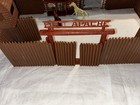 Vintage Marx Fort Apache 1960s Western Play Set Mixed Lot Tin Litho Log Cabin 