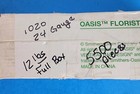 Oasis Florist Wire 24 Gauge 18  - 12 Lb Package - Approximately 5500 Pieces 