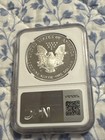 1998 P Proof Silver Eagle Ngc Pf70 Ultra Cameo Thomas J Uram Signed Flag Label