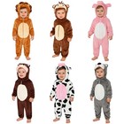 Baby Animal Outfit Newborn Romper Christmas Hooded Boys Infant Clothes Dress Up