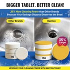 Foaming Garbage Disposal Cleaner Deodorizer Tablets - 24 Pack  1 Year Supply 