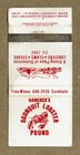 Ogunquit Me Hancock s Ogunquitlobster Pound Vintage 30-strike Matchbook Cover