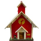 Vintage 1971 Fisher-price Little People Play Family School House 923 W  Figures