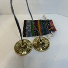 Tibetan Tingsha Cymbals Drawstring Meditation Chime Bells chime 2 5    Diameter