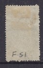 N Z  1867 8d Blue   Black Qv Longtype Die I  -wmk Nz-revenue-elsmore Cat  40 vfu