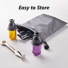 12 Pc Sneak A Toke Mini One Hitter Metal Tobacco Portable Smoking Pipe With Tool