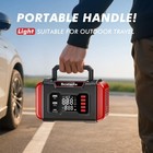 Portable Car Jump Starter Air Compressor  4000a Peck 150 Psi Cordless Tire In   