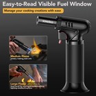 Sondiko Butane Torch  Refillable Soldering Torch With Visible Fuel Window