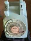 Vintage Western Electric Rotary Desk Top Phone Aqua Blue  Tested And Working