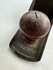 Vtg 14  Woodworking Hand Plane Planer Usa Metal Blade Good Condition Wood Handle