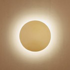 Contemporary Simple Style Led Round Wall Lamp Bedroom Wall Sconce Light Fixture