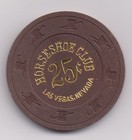 Horseshoe Club 25 Cent Chip  binion s  Las Vegas