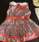 American Girl Doll Kit Scooter Outfit Floral Dress Straw Hat Socks Shoes Set Htf