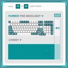 Wired Mechanical Gaming Keyboard Rgb Backlit 98 Keys With Mumber Keys For Pc Mac