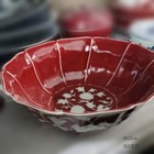 Jingdezhen Blue And White Lotus Shaped Porcelain Bowl