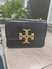 2025 Tory Burch Tb Mini Black Square Leather Wallet Crossbody Bag Cool