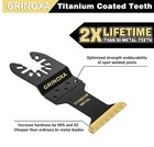 20pcs Titanium Oscillating Saw Blades  Universal Blades For Metal Wood Cutting