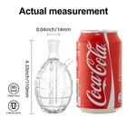 5inch Portable Glass Bong Water Pipe Handmade Beaker Smoking Hookah W 14mm Bowl
