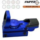 Sniper Red  Blue Holographic Reflex Red Dot Sight 4 Type Reticle For 20mm Rails