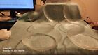 Vintage Arcoroc Aspen Clear Glass   8 soup Plates Shallow Bowls  Your Choice