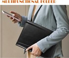Leather Padfolio Business Portfolio Notebook Binder Office Organizer   Writing