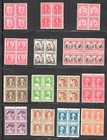S-25---44 Mnh Blocks 4 From Years 1922   1935 Scott     s 553   749 Cv  274 60
