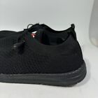 Larnmern Shoes Mens 11 Black Steel Toe Loafers Slip On Work Safety Footwear