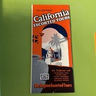 California Vintage Brochure-burlington Escorted Tours 1940   s