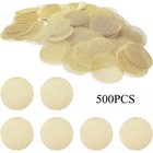 500x High-quality Brass Pipe Screens 1 2   500  12 66mm Round Filter Mesh Gold