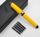 Metal Big Fountain Pen Set Medium Nib 0 7mm  Includes Ink Refill Converter  5   