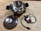 Vtg Health Craft 3 Qt Liquid Core Electric Saucepot Saucepan Works W vented Lid 
