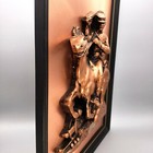Peter Friedling Copper Relief Sculpture 1982 Cavalryman