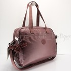 Nwt Kipling Tm5557 Popper Diaper Bag Changing Pad Nylon Dark Maroon Metallic 159