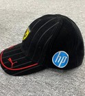 New Black Scuderia Ferrari Charles Leclerc F1 Racing Hat Adjustable Driver Cap