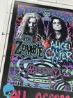 Rob Zombie alice Cooper Commemorative Freaks On Parade 2024 All Access Pass