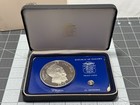 1976 Panama 2 Coin 20 Balboas 2-1 2 Centesimos Proof Sterling Silver Coa And Box