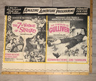 The 7th Voyage Of Sinbad the 3 Worlds Of Gulliver 1960 Original Uk Quad