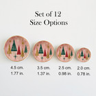 Miniature Ceramic Plates Set Retro Christmas Dollhouse Accessories Kitchen Decor